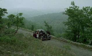 Pierre Blaise and Aurore Clément in Lacombe, Lucien (1974)