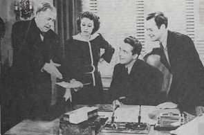 Wade Boteler, Gordon Jones, Anne Nagel, and Joe Whitehead in The Green Hornet (1940)