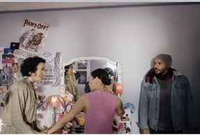 Katlyn Wong (left) in Princess of Chaos with Xana Tang and Kiel McNaughton