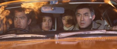 Kazuya Aoyama, Masaaki Daimon, Akihiko Hirata, and Hiromi Matsushita in Godzilla vs. Mechagodzilla (1974)