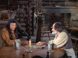 Ed Ames and Dal McKennon in Daniel Boone (1964)