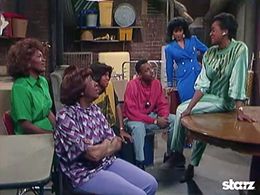 Marla Gibbs, Regina King, Curtis Baldwin, Alaina Reed-Hall, Jackée Harry, and Helen Martin in 227 (1985)