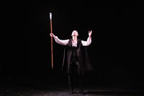 Aileen Wu as “Prospero” in “The Tempest”