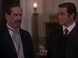 Yannick Bisson and Martin Julien in Murdoch Mysteries (2008)
