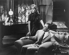 Letícia Román and John Saxon in The Evil Eye (1963)