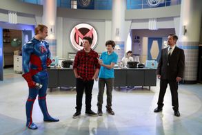 Carlos Lacamara, Bradley Steven Perry, Bradley Dodds, and Jake Short in Mighty Med (2013)