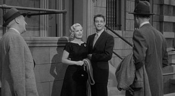 Richard Crenna, Raymond Greenleaf, and Cleo Moore in Over-Exposed (1956)