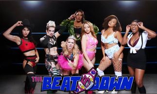 Erica Chandler, Katisha Sargeant, Katie Lynn Hall, Dawn Aneada, and Margo Graff in The Beatdown