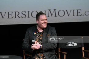 Zach Meiners at a panel discussion for Conversion in NYC November 17, 2022