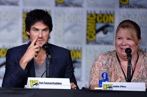 Julie Plec and Ian Somerhalder