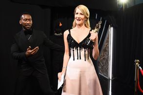 Laura Dern and Mahershala Ali at an event for The Oscars (2020)