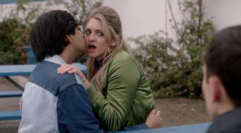 Still of Geri Courtney-Austein and Nik Dodani in 'Atypical'.