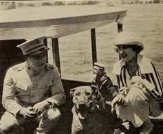 Gloria Swanson and Bobby Vernon in The Sultan's Wife (1917)