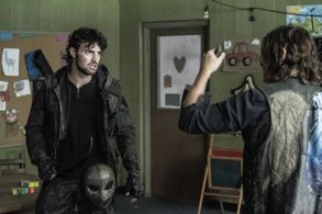 Norman Reedus and Lex Lauletta in The Walking Dead (2010)