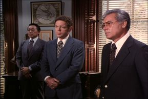 Kam Fong, James MacArthur, and Herman Wedemeyer in Hawaii Five-O (1968)