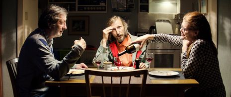 Zuzana Bydzovská, Vladimír Javorský, and Bolek Polívka in Andelé vsedního dne (2014)