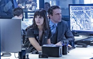 Justin Kirk and Caitlin Stasey in APB (2017)