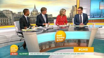 Richard Madeley, Richard Arnold, Sean Fletcher, and Charlotte Hawkins in Good Morning Britain: Episode dated 9 April 201