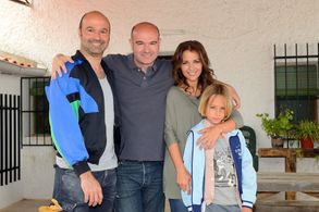 The wonderful cast of ¨Vulnerables¨ in Argamasilla de Alba