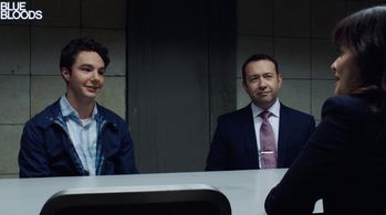 Still of Paul Skye Lehrman and Marisa Ramirez in Blue Bloods and Trust