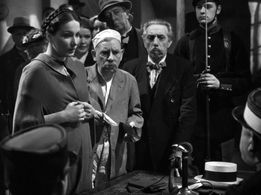 Ivor Barnard, Charles Carson, and Brigitte Horney in I Married a Spy (1937)