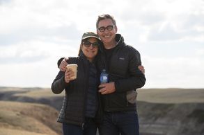 The set of LET HIM GO, 2019. Paula Mazur, Thomas Bezucha.