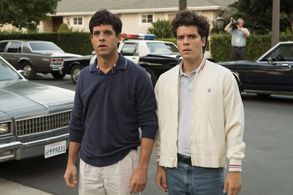 Miles Gaston Villanueva and Gus Halper in Law & Order True Crime (2017)