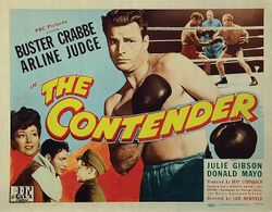 Buster Crabbe, Arline Judge, and Donald Mayo in The Contender (1944)
