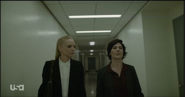 Portia Doubleday and Caroline Strong in Mr. Robot (2015)