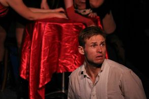 Still of Nick Heyman as Cinesias in Lysistrata at The Actors Gang