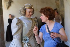 Alice Nellis and Sabina Remundová in The Seven Ravens (2015)