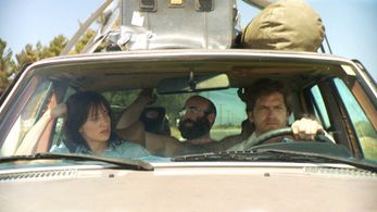 Alexis Raben as Amanda, Todd Edwards as Jeffie, and Peter Bedgood as Alan from JEFFIE WAS HERE, 2010.