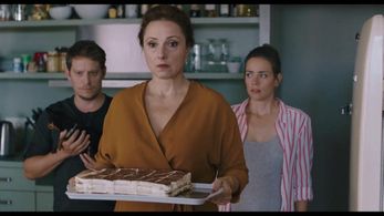 Zuzana Mauréry, Stepán Benoni, and Gabriela Marcinková in Mothers (2021)