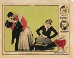 Gertrude Bennett, John Gilbert, and Mae Murray in The Merry Widow (1925)