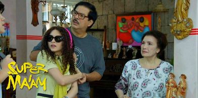 Helen Gamboa, Al Tantay, and Marian Rivera in Super Ma'am (2017)