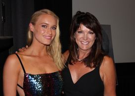 Leven Rambin and Toni Chritton Johnson at Santa Monica premiere of Lost Child