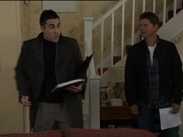 Reece Dinsdale and Greg Wood in Coronation Street (1960)