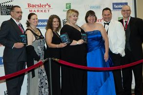 At the Vanished red carpet film premiere on 09.13.14 From left: Mark, Brenda Jo, Kimberly Jo, Caitlin, Candy, Jason and 