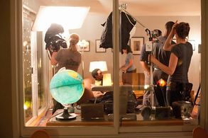 Linna Carter on Use Me Up set.