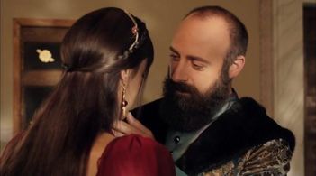 Halit Ergenç and Cansu Dere in The Magnificent Century (2011)