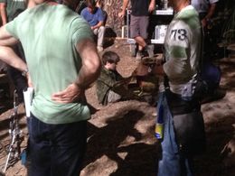 Braden on the set of Criminal Minds