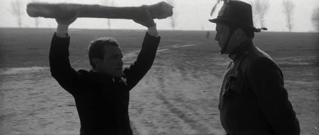 István Bujtor and József Madaras in Silence and Cry (1968)