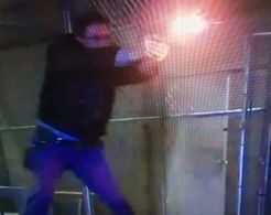 Pentonville prison guard (Thomas Baker) opens fire on escaping van with Sonny inside. General Hospital - 012915, #13230.