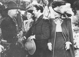 Betty Blythe, William Boyd, Dustine Farnum, and Victor Jory in Bar 20 (1943)