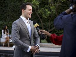 Matthew Hoffman arrives at the Love Island Reunion in West Hollywood CA. on October 18th , 2019