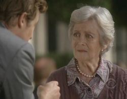 Eve Brenner as Biltmore Nicki (with Simon Baker) on 