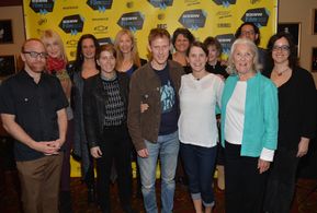 Daryl Hannah and John Fiege at an event for Above All Else (2014)