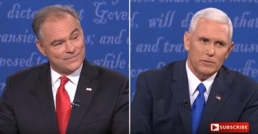 Mike Pence and Tim Kaine in 2016 Vice Presidential Debate (2016)