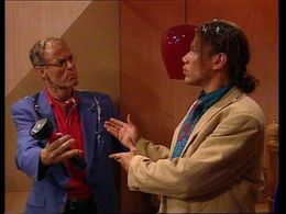 Walter Crommelin and Kenneth Herdigein in We zijn weer thuis (1989)