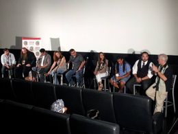 San Antonio Film Festival's Actor's Panel on Friday, June 21, 2013. Actors Kerry Valderrama, Brant Bumpers, Bryan Ortiz,